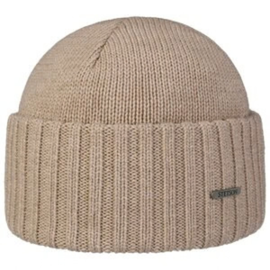 Stetson Merino Beanie pipo, beige