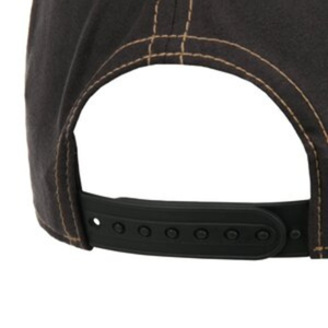 Stetson Trucker Cap Hockey sports, ruskea, kuvattuna kiinityksestä.