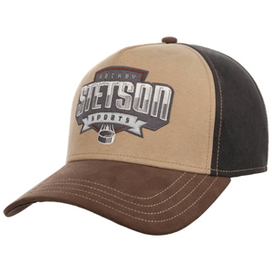 Stetson Trucker Cap Hockey sports, ruskea, edestä kuvattuna