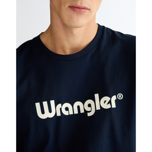 Wrangler Logo Tee Navy miesten t-paita