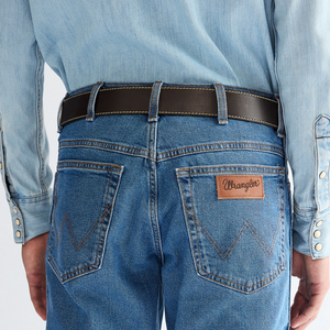 Wrangler Metal Loop Brown miesten vyö