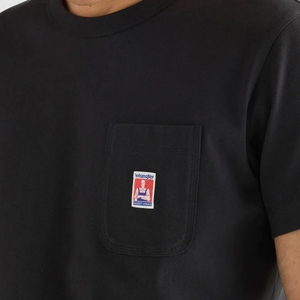 Wrangler Pocket Tee Faded Black miesten t-paita, musta