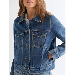 Wrangler Western Jacket Frontier Fade, naisten farkkutakki