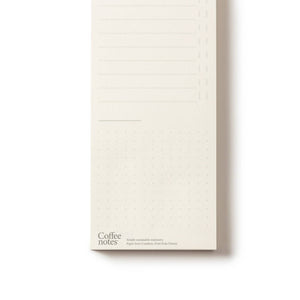 Coffeenotes - Camel Tweed List muistilehtiö