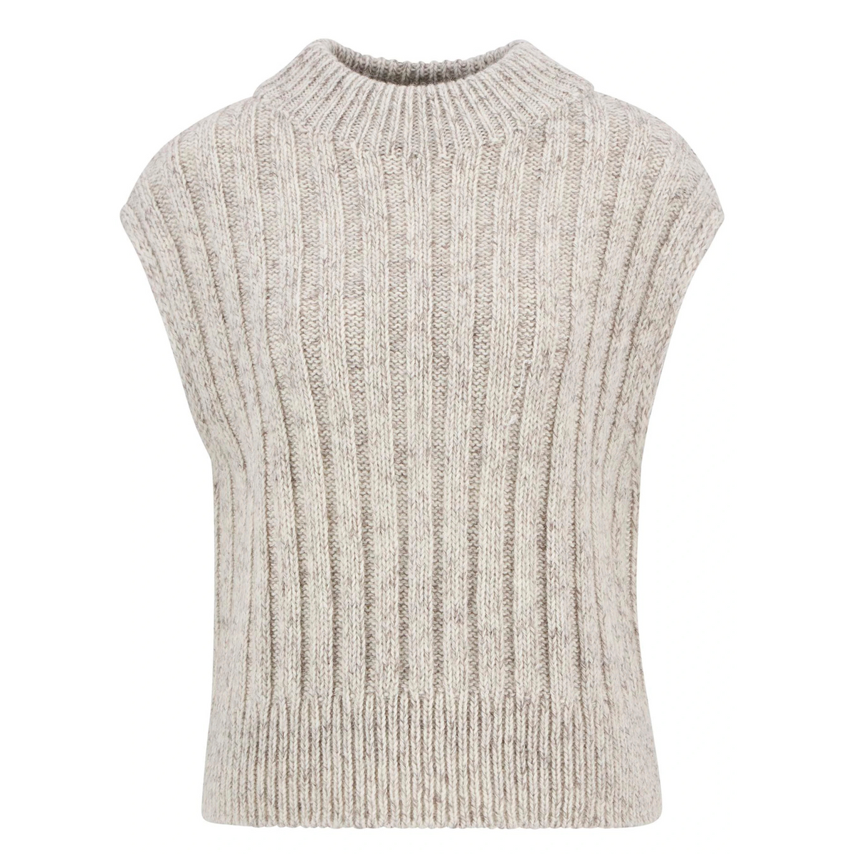 Tämä naisten villasekoiteliivi lämmittää mukavasti viileinä päivinä.