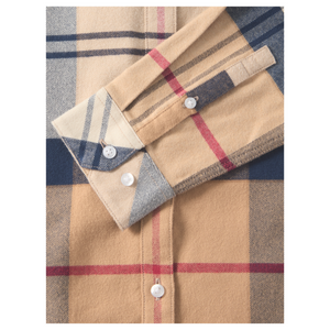 Barbour Anna Shirt naisten flanellipaita, ruskearuudullinen