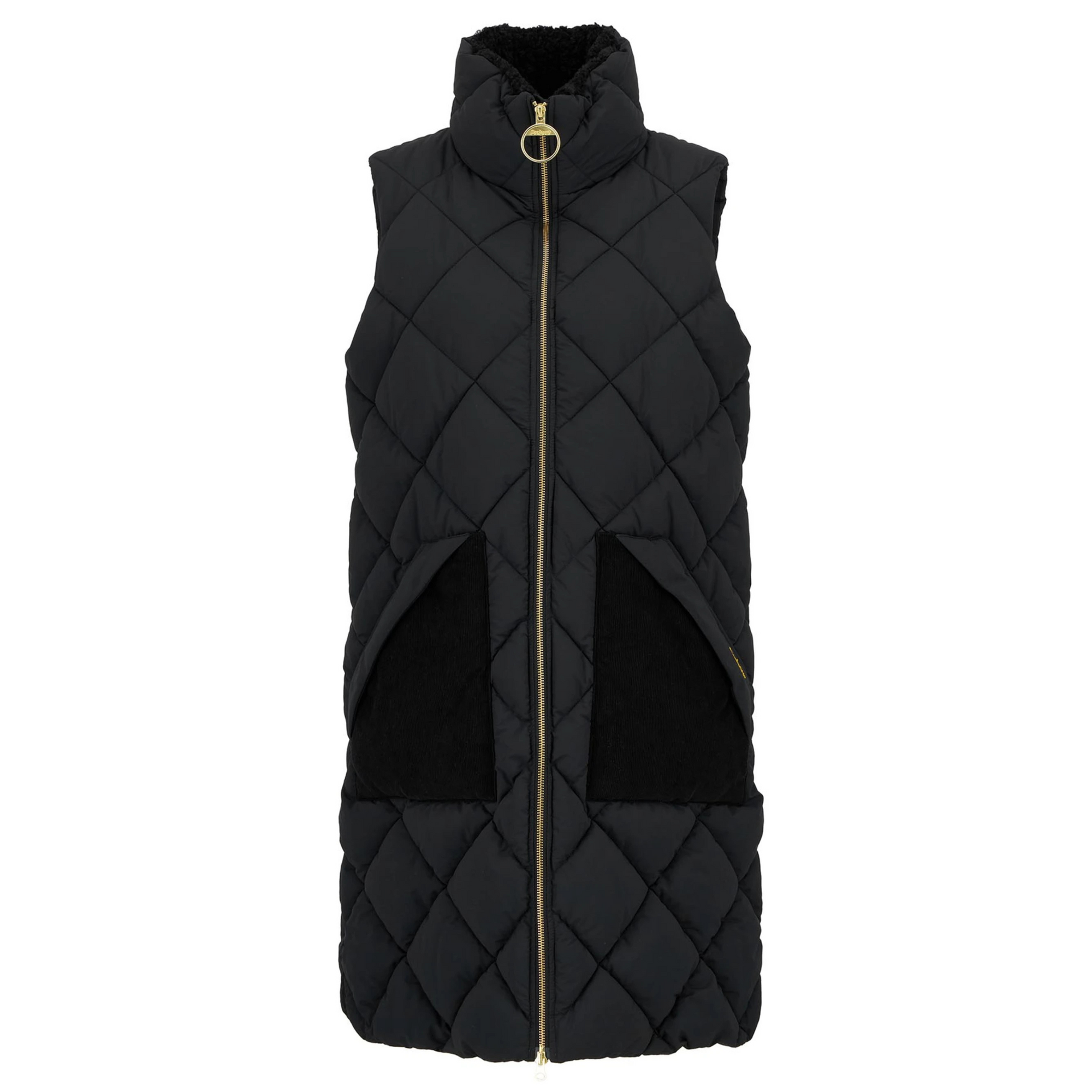 Barbour Bernice Puffer Gilet naisten toppaliivi, musta