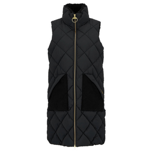 Barbour Bernice Puffer Gilet naisten toppaliivi, musta