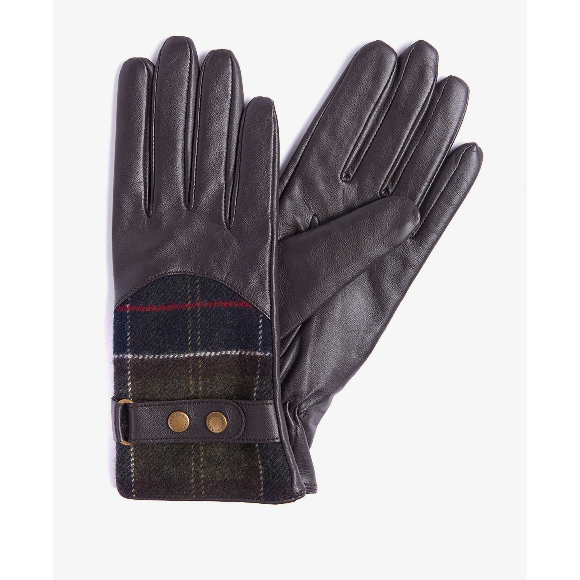 Barbour Dee Tartan Gloves naisten nahkahanskat