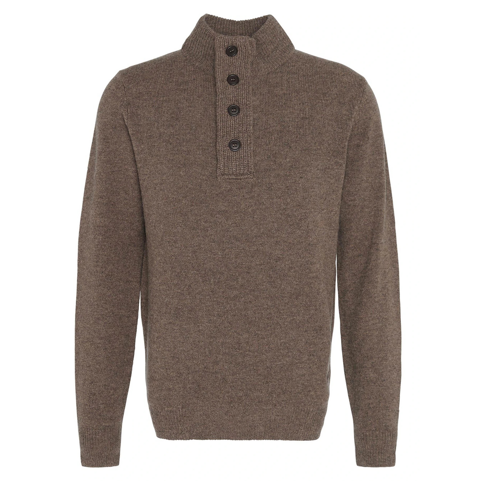 Barbour Essential  Patch Half Zip neulepaita, ruskea