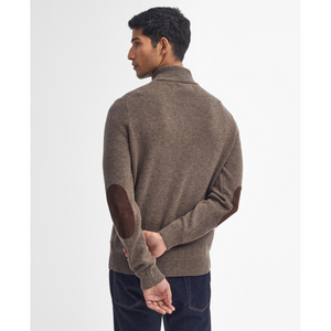 Barbour Essential  Patch Half Zip neulepaita, ruskea