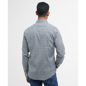 Barbour Finkle Tailored Gingham Shirt miesten kauluspaita, vihreäruudullinen