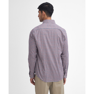 Barbour Finkle Tailored Gingham Shirt miesten kauluspaita, punaruudullinen