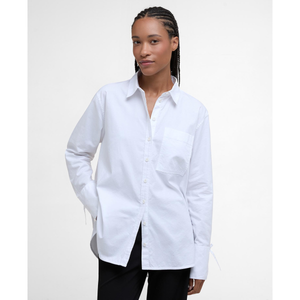 Barbour Freya Shirt naisten valkoinen paitapusero