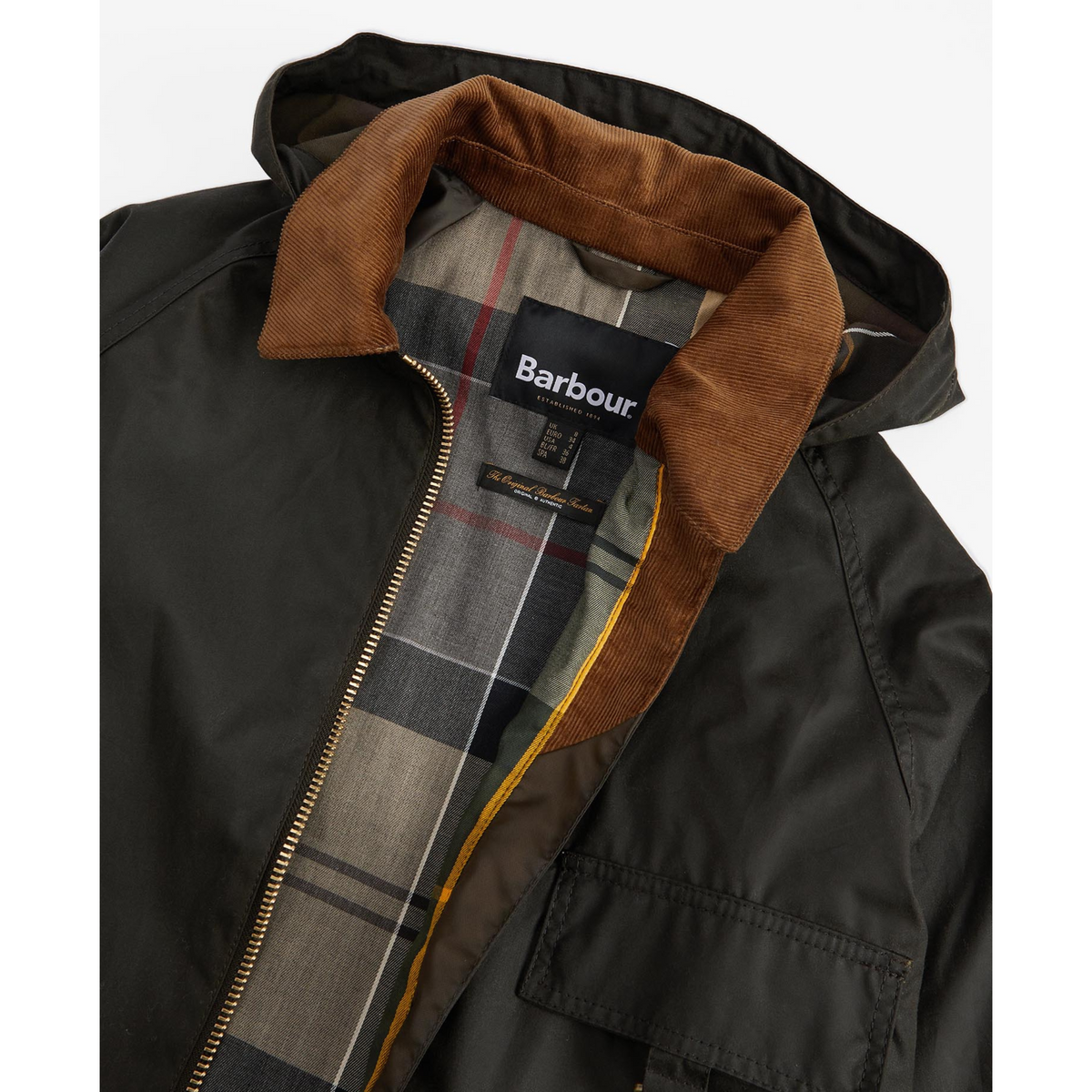 Takin vuorikangas on patchwork-tartan -kuosinen.