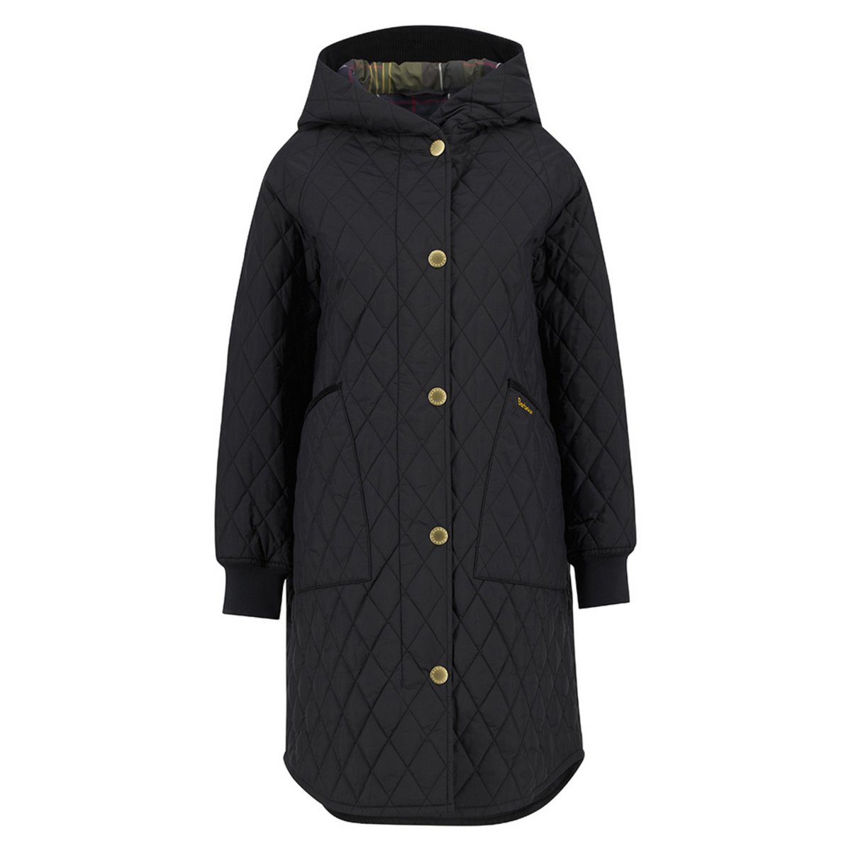Barbour Hilary Quilted Jacket, musta