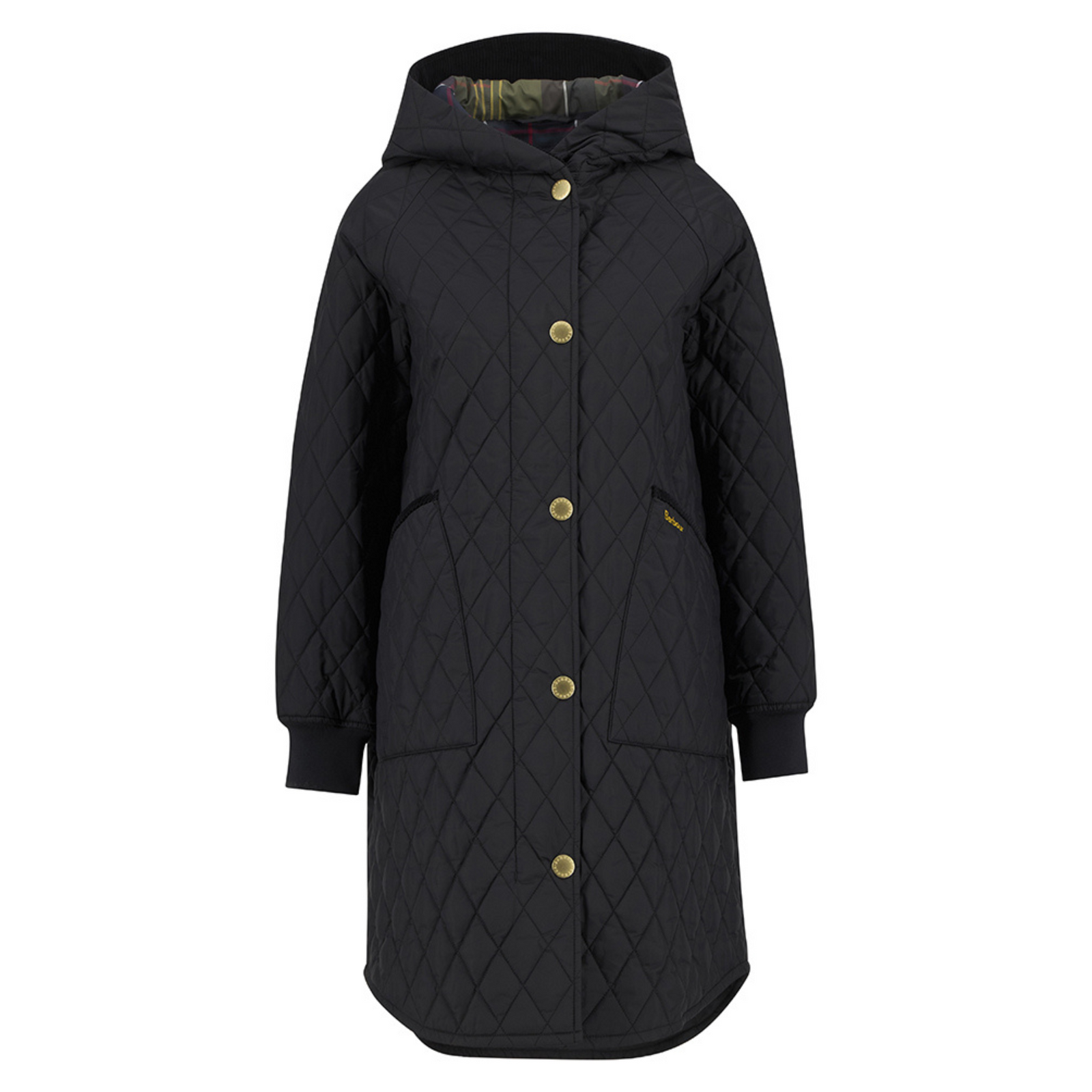 Barbour Hilary Quilted Jacket, musta