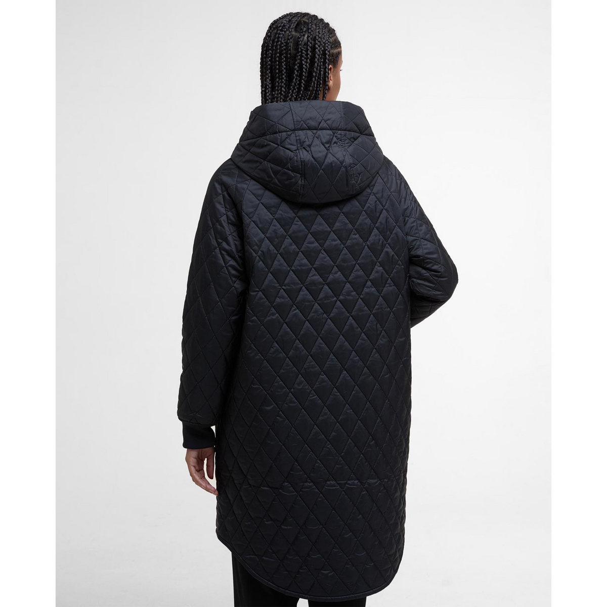 Barbour Hilary Quilted Jacket, musta