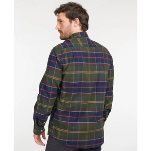 Barbour Hogs Tartan  miesten flanellipaita, vihreäruudullinen