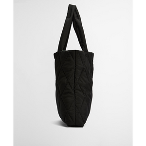 Barbour Mariah Quilted Tote Bag, musta