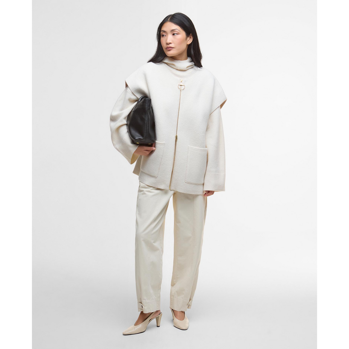 Barbour Martha Sleeveless Zip Through Knitted naisten liivi