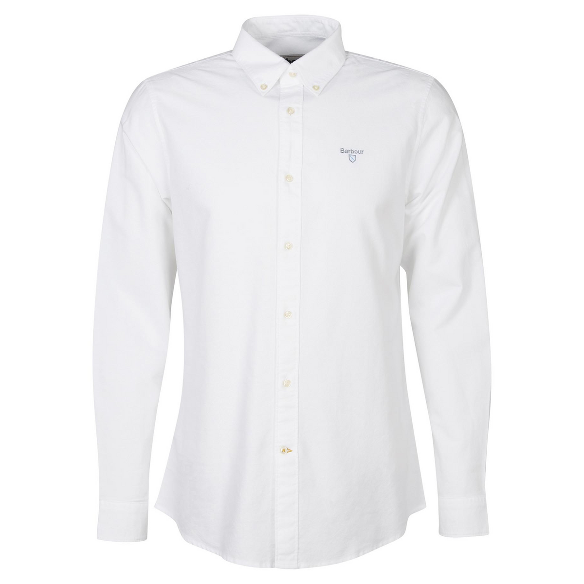 Kuvassa on klassinen Barbour Qxtown kauluspaita valkoisessa värissä.