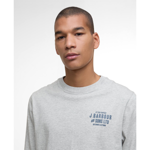 Barbour Pointer Graphic pitkähihainen T-paita, harmaa