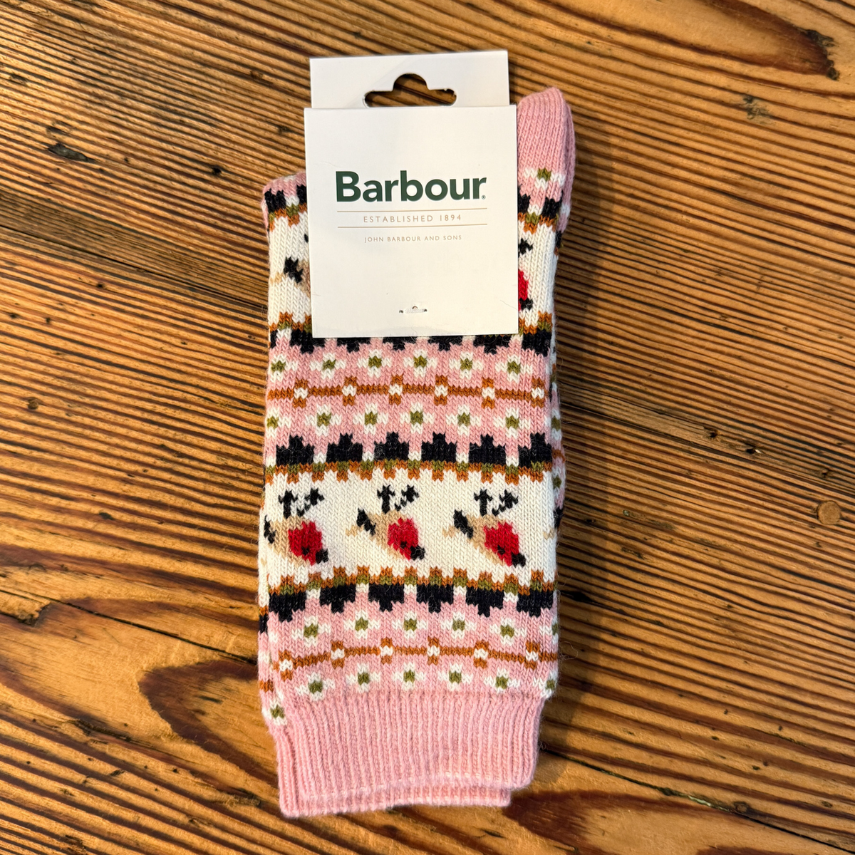 Barbour Robin Fair Isle Socks naisten sukat