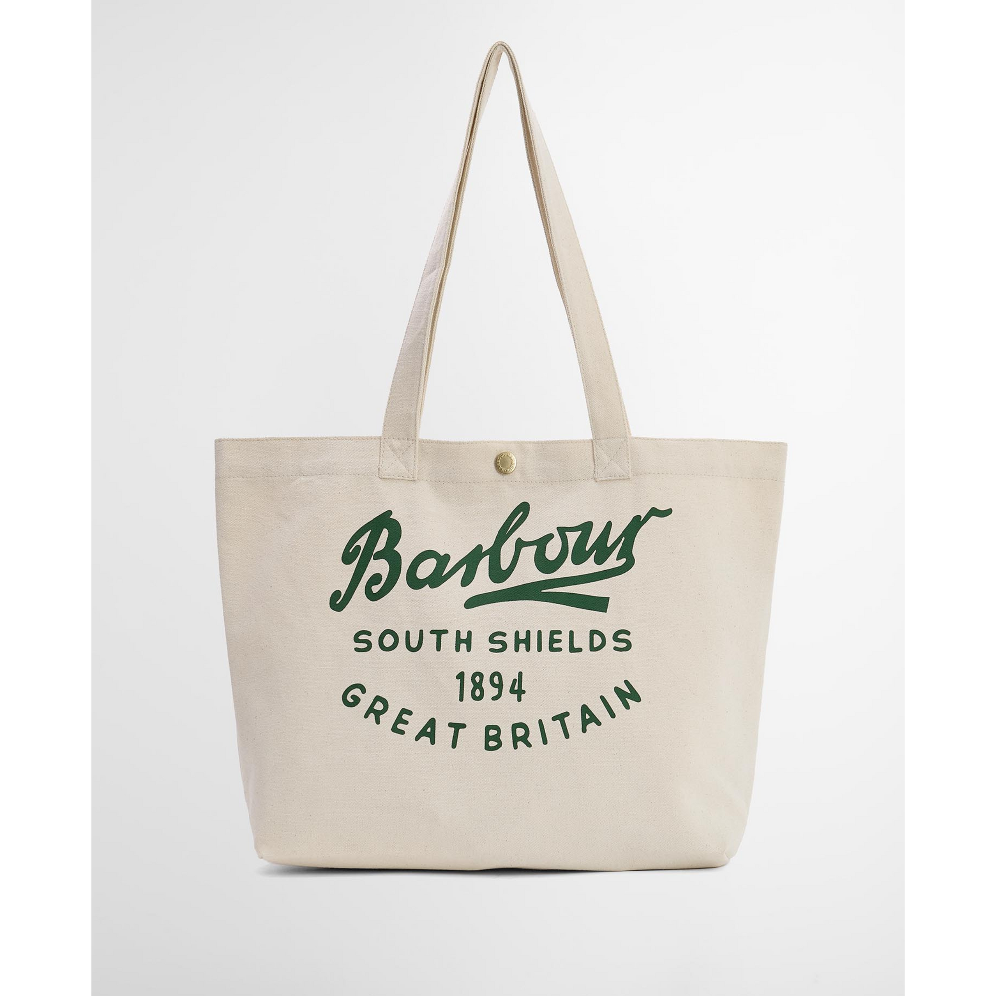 Barbour Script Tote kangaskassi, vihreä printti