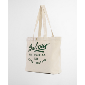 Barbour Script Tote kangaskassi, vihreä printti