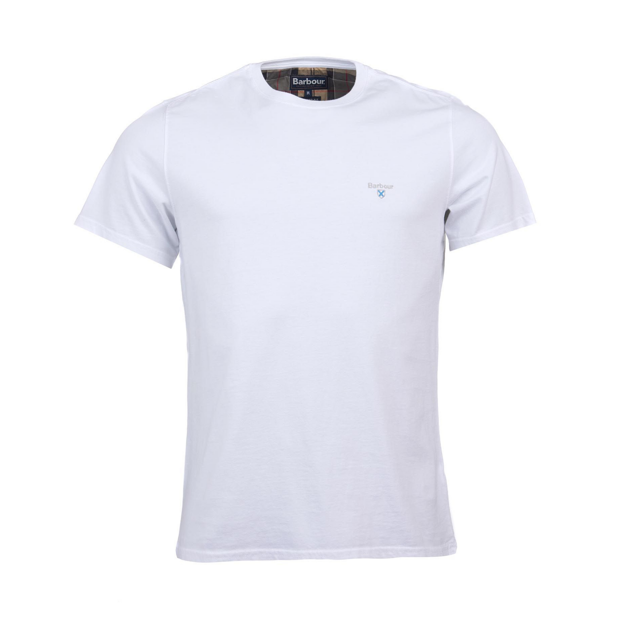 Barbour Tartan Sports miesten t-paita, valkoinen