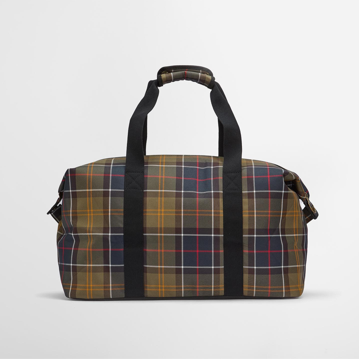 Laukussa on tukevat nailonkahvat.