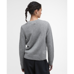 Barbour Woodhouse Knitted Jumper, naisten neulepaita harmaa