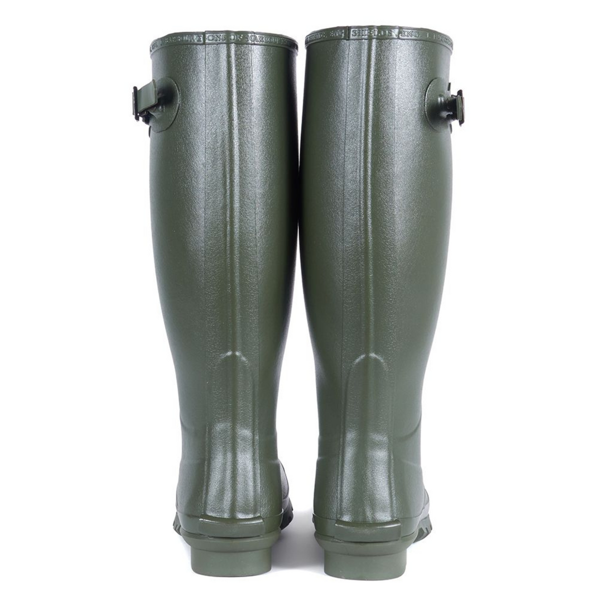 Takaapäin kuvattuna Barbour Bede saappaat. 