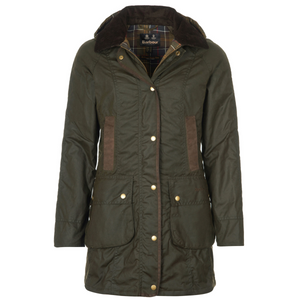 Kuvassa Barbour Bower Wax Jacket takki. 