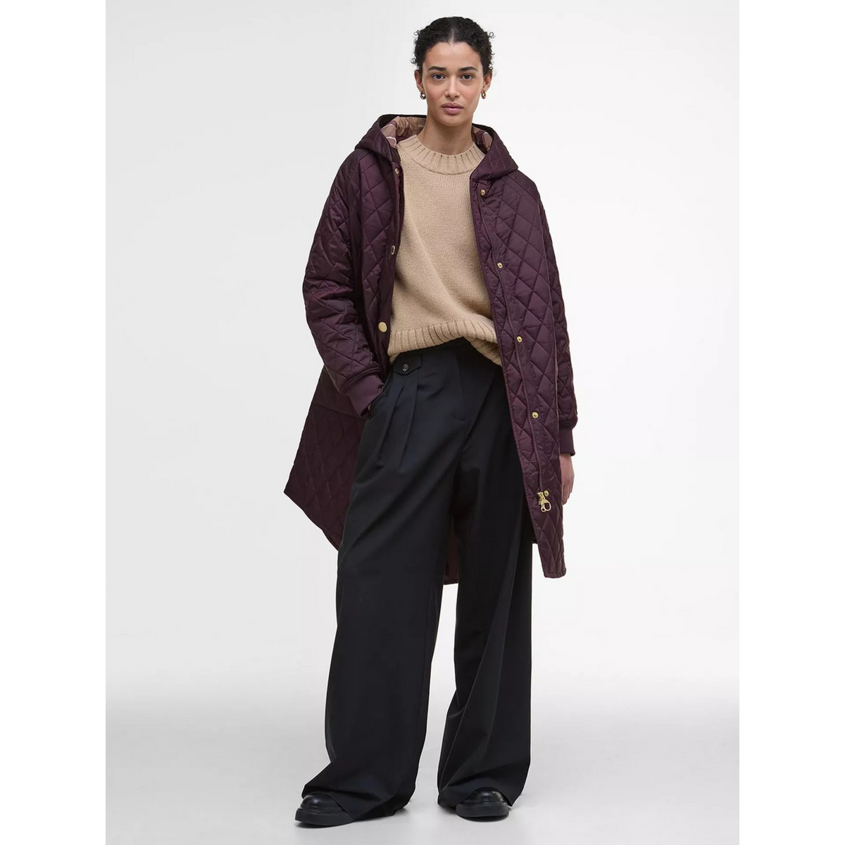 Barbour Hilary Quilted Jacket, viini