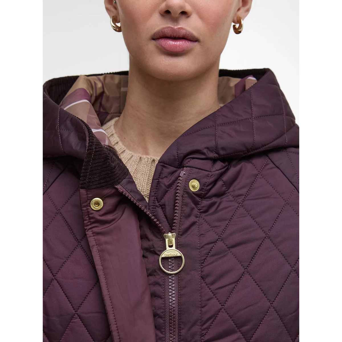 Barbour Hilary Quilted Jacket, viini