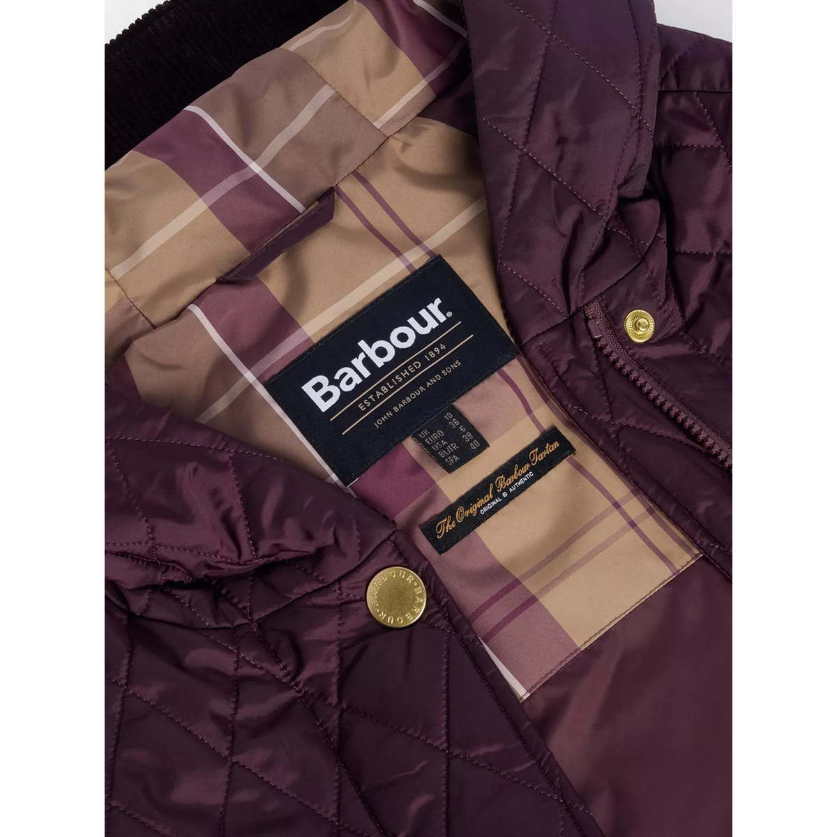 Barbour Hilary Quilted Jacket, viini