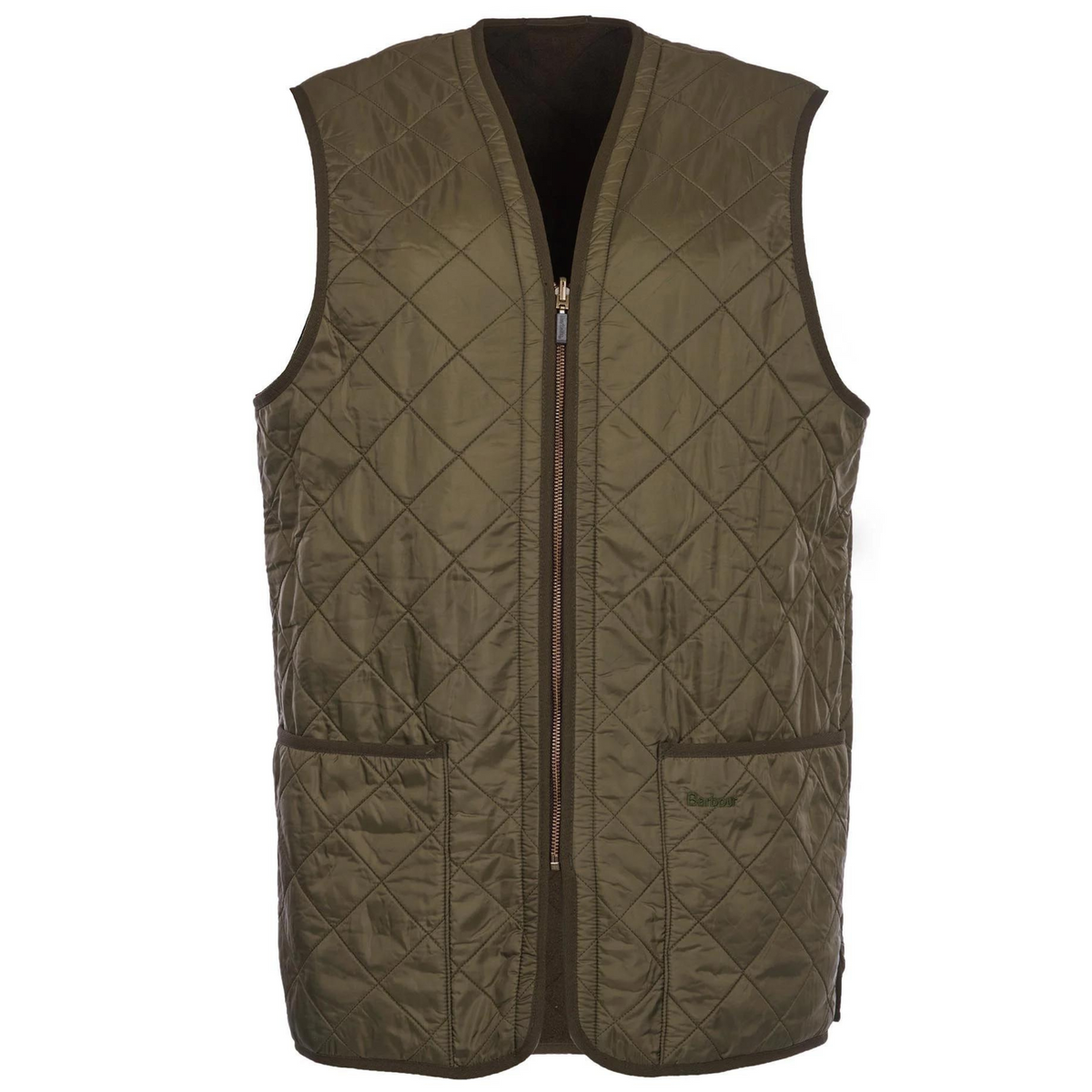Kuvassa on Barbourin Polarquilt Waistcoat liivi jota voi käyttää sellaisenaan tai yhdistää vetoketjulla öljykangastakkiin.