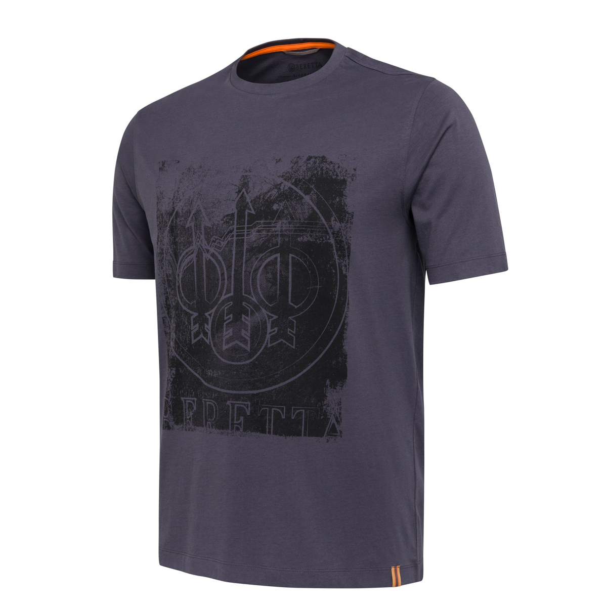 Berettan puuvillasta valmistettu T-paita, jossa on iso Berettan logo edessä.