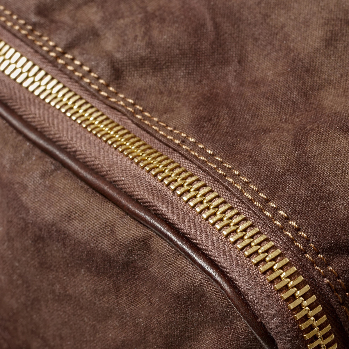 Beretta Canvas and Leather Travel Bag, ruskea