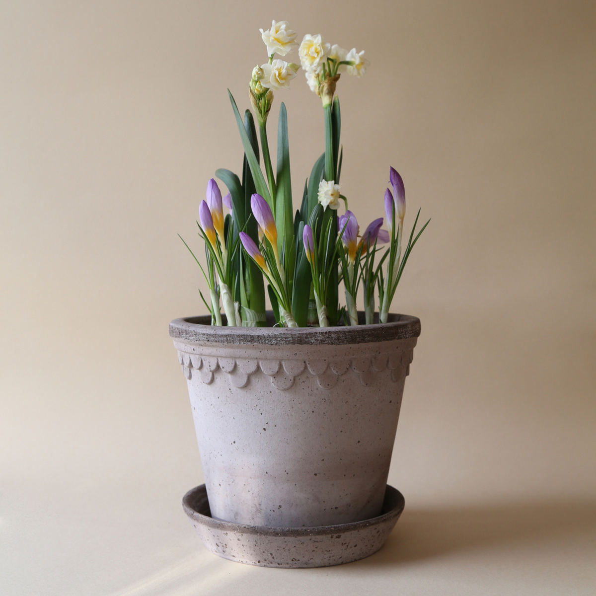 Kobenhavner ruukun ajaton muotoilu antaa kukille tilaa loistaa.