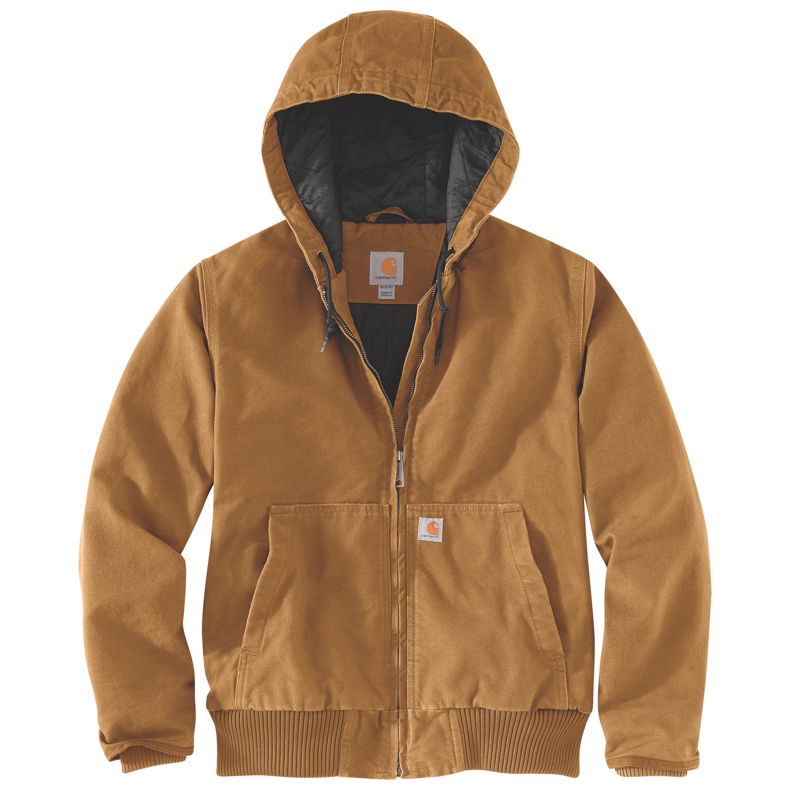 Kuvassa näkyy Carhartt Active Jacket naisten takki. Väriltään takki on Carhartt Brown.