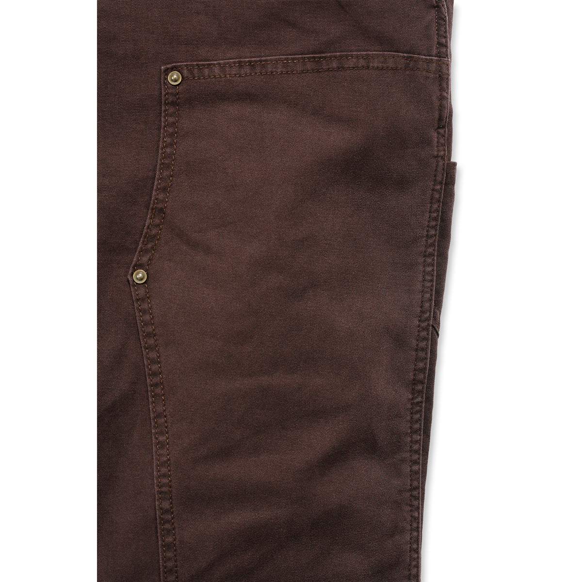 Kuva Carhartt Crawford lappuhaalarin jalan vahvistetusta etuosasta. 