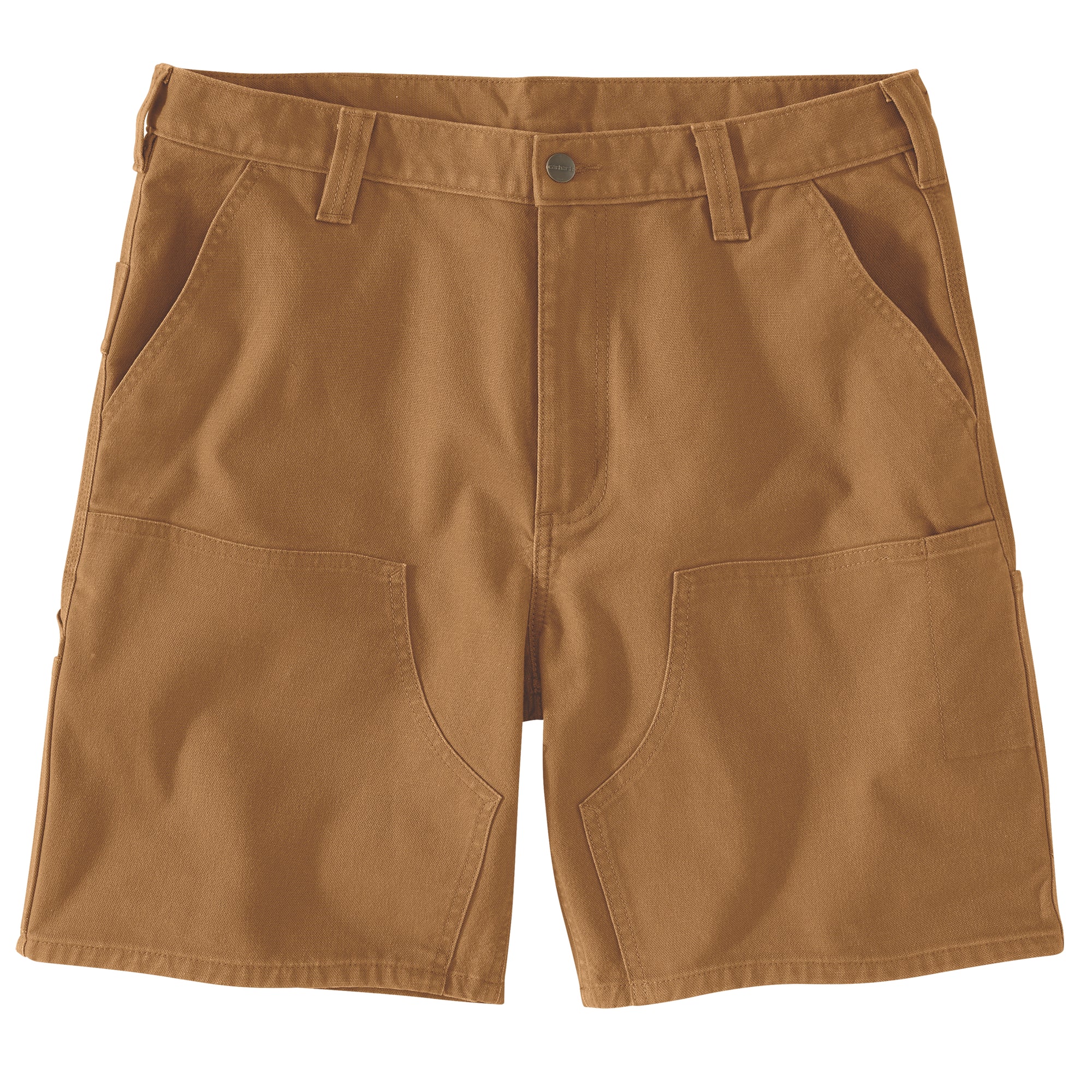 Kuvassa on Carhartt Double Front Work Shortsit jotka on valmistettu kestävästä stretch canvaksesta.
