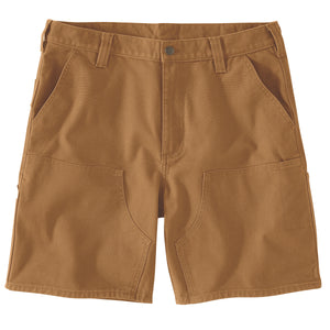 Kuvassa on Carhartt Double Front Work Shortsit jotka on valmistettu kestävästä stretch canvaksesta.