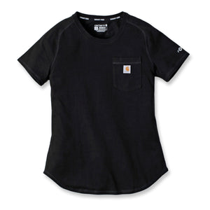 Carhartt Force Fast Dry t-paita on pehmeää puuvillan ja polyesterin sekoitetta joka poistaa hyvin kosteutta pois iholta.