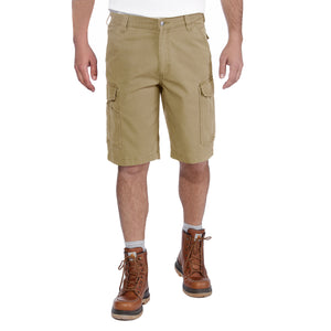 Kuvassa on Carhartt Rigby Cargo Shortsit jotka on väriltään dark khakit. 