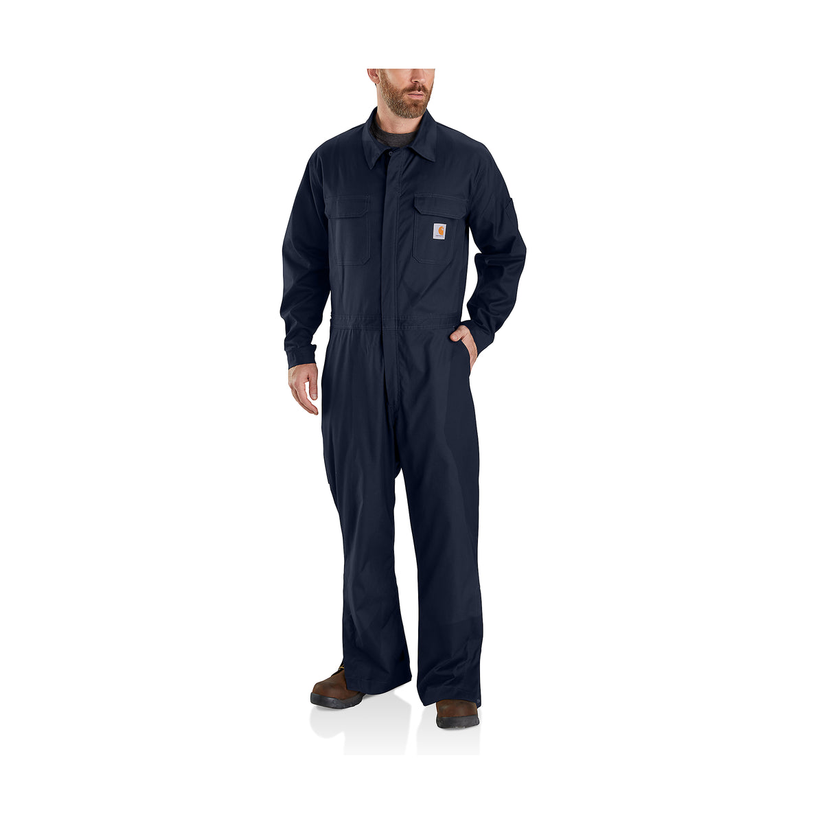 Kuvassa sininen perinteinen suojahaalari kaikenlaisiin sotkuisiin hommiin.