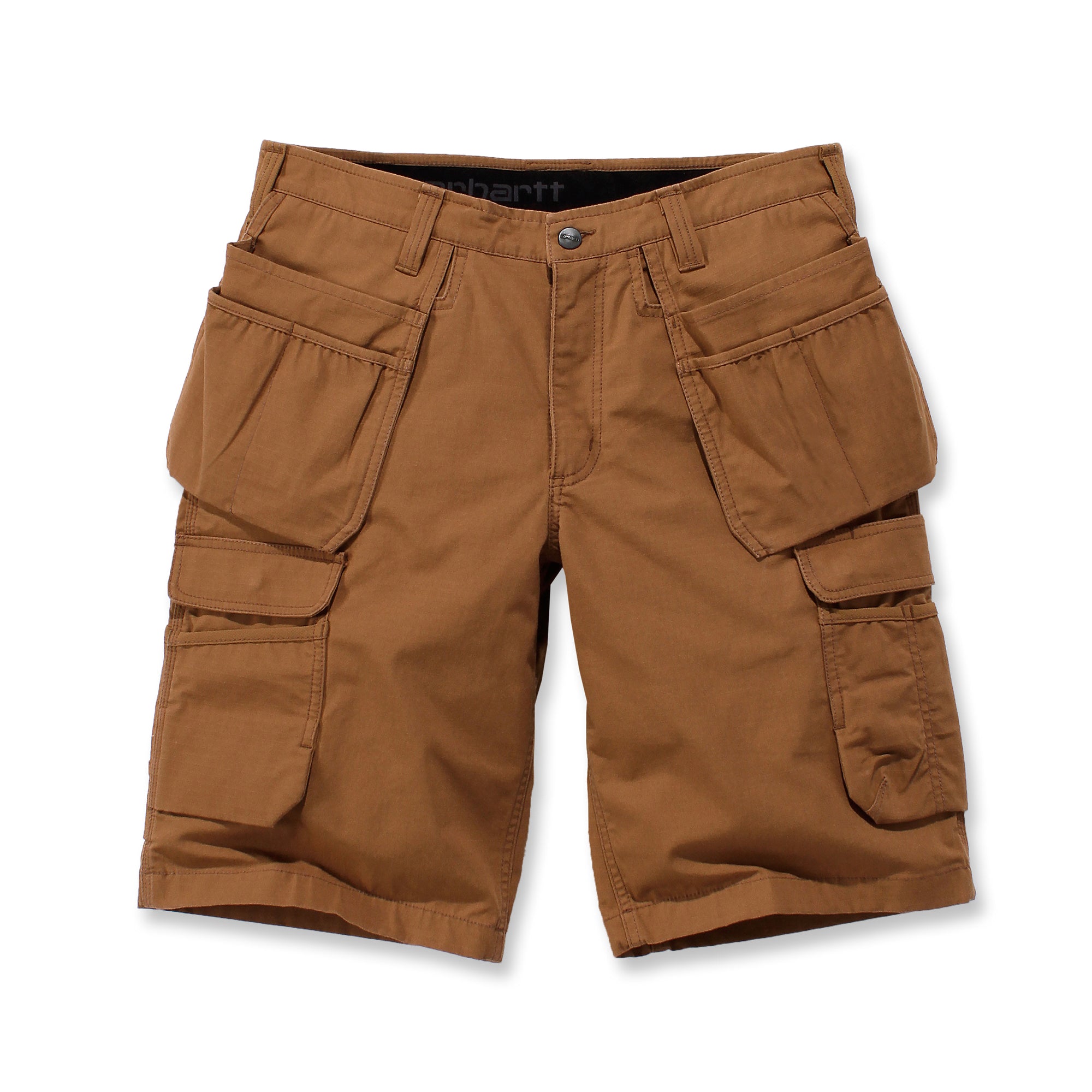 Kuvassa Carhartt Steel Multipocket shortsit joissa on riipputaskut. 